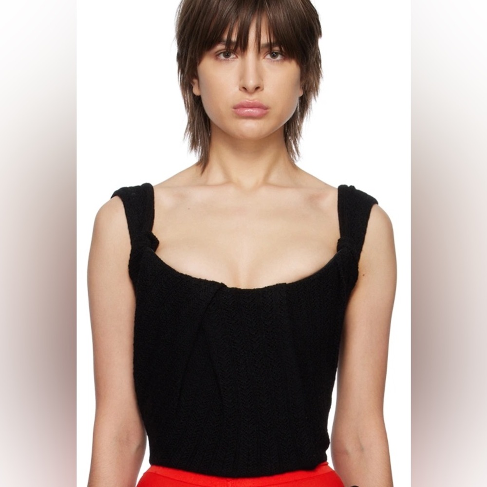 Miaou Black Knit Top